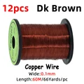 12pcs Dk Brown