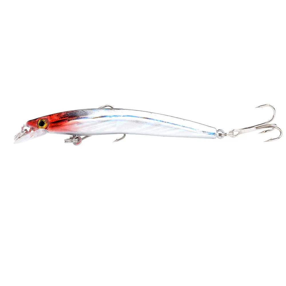 Minnow flotante para lubina - señuelo topwater con ojos 3D realistas - imagen 4