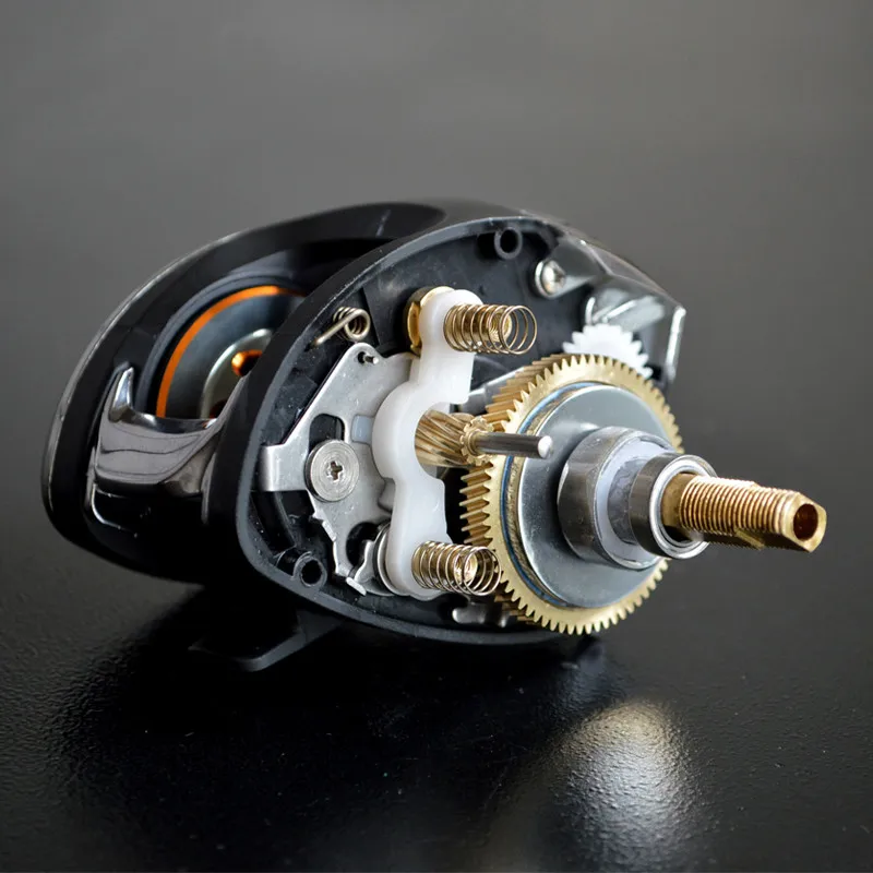 Mavllos-carrete de Baitcaster de pesca Casting, relación 6,3: 1, arrastre máximo 8KG/18lb, carrete de Baitcasting de pulpo para aparejos de carrete de Lucio - imagen 2