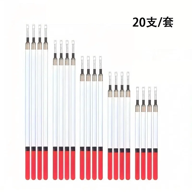 11 cm-19 cm 4 unids/lote flotadores de pesca transparentes tubos flotantes para boya de pesca de carpa flotadores de luz de pesca accesorios de aparejos - imagen 5