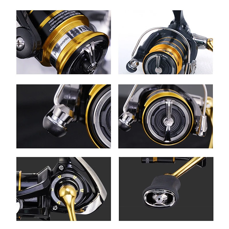 DAIWA-carrete de pesca giratorio CROSSFIRE LT, 2023-1000, ABS, 5-12KG, 3 + 1 BB, Metal, agua dulce y salada, 5000 - imagen 4