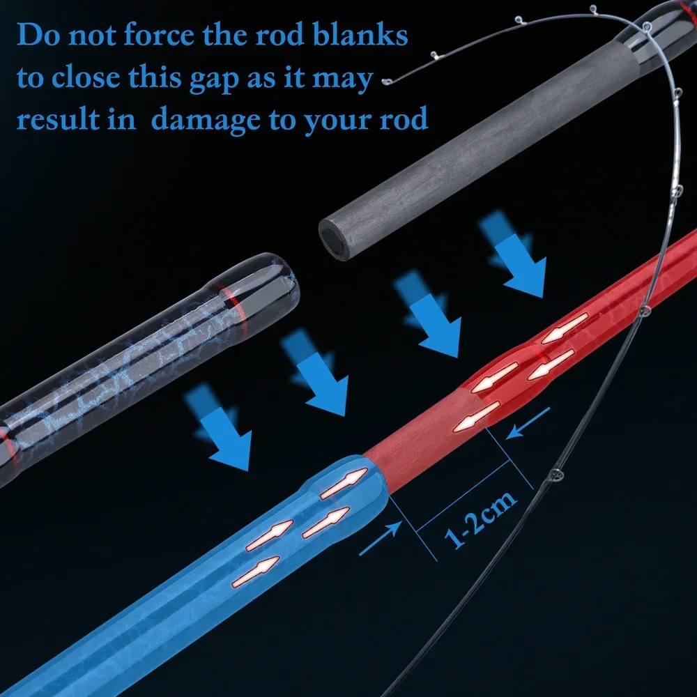 Cañas y carretes de pesca Sougayilang, juego completo de bolsa, caña de pescar portátil de 5 secciones y carrete de Baitcasting de arrastre máximo de 12LB, pesca de carpa - imagen 3