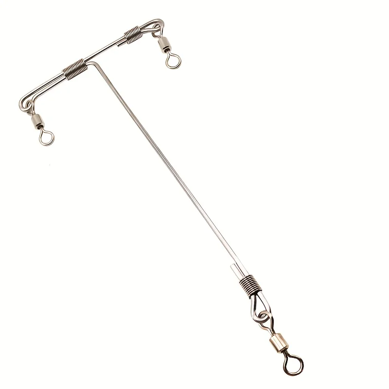 ZYZ-barras esparcidoras en forma de T para pesca en el mar, herramienta de conector de aparejos de pesca de acero inoxidable de alta resistencia, 20/30/40/50CM, 1 ud. - imagen 3