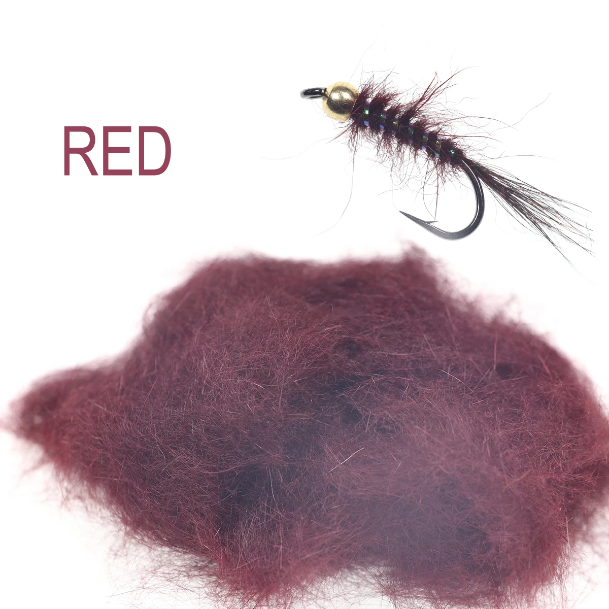 Flyer rojo Un señuelo de pesca vibrante y efectivo diseñado para el éxito