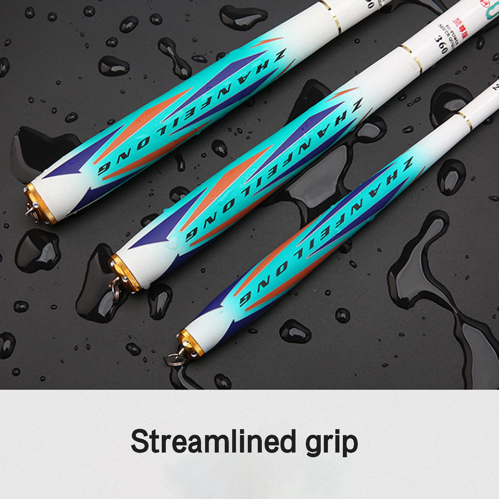 Caña de pescar telescópica portátil, cuerpo ligero diseñado para pesca en estanque de Río - imagen 3