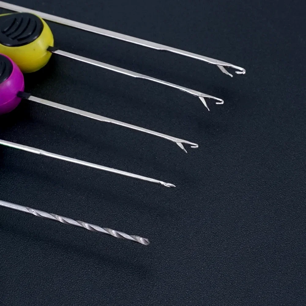 5x herramienta de pesca de carpa, juego de agujas de cebo, aparejos Boilie emergentes BT20, aparejo de anzuelo de carpa, accesorios de herramientas de fabricación - imagen 3