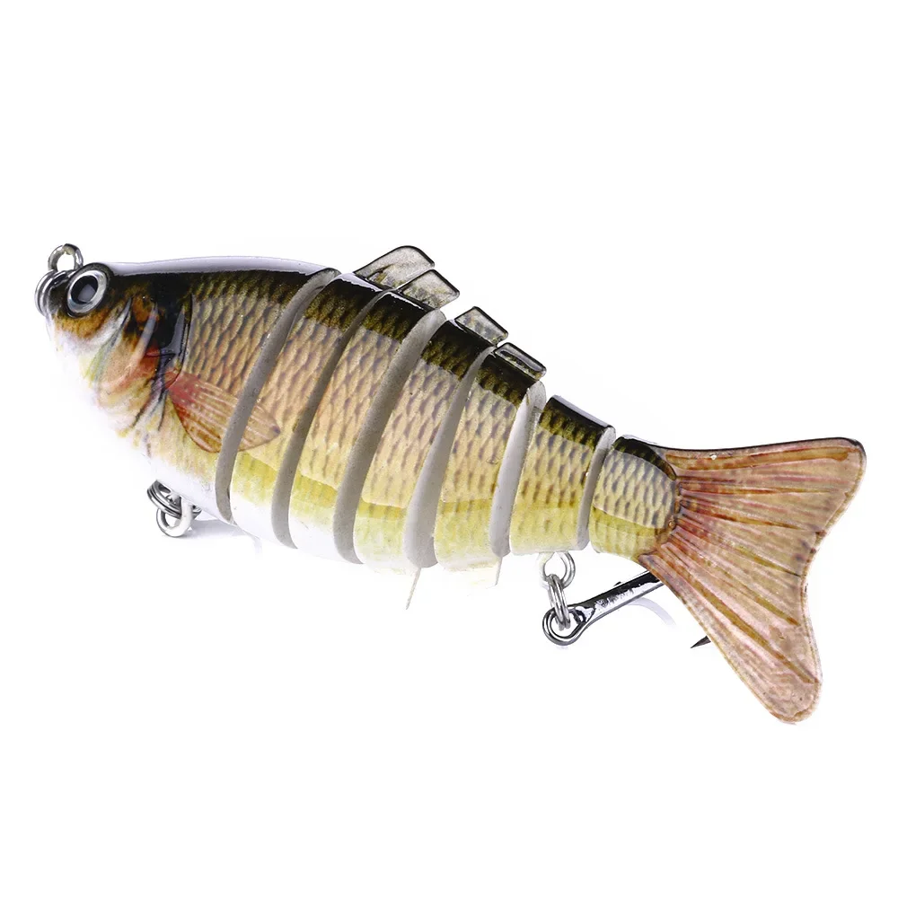 Wobblers Señuelos de Pesca de Lucio, cebo de natación, multiarticulado Crankbait, cebo duro Minnow, trucha, aparejos de pesca de lubina, 10cm-15,4g - imagen 5