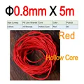 0.8mm X 5m Red