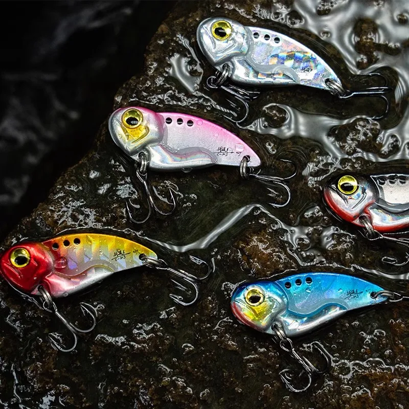 5 uds 2025 nuevo EWE Zhandou2 capa de natación completa tiro largo VIB señuelo de pesca 4,5g/6,5g/11g Wobbler Artificial cebo duro para lubina - imagen 5