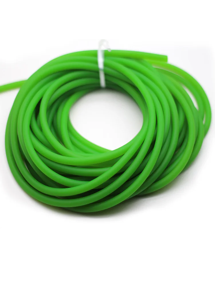 Goma elástica sólida verde de 5-10 metros de diámetro y 5mm (sin agujero) cuerda de Yoga de látex Natural utilizada para ejercicio deportivo y fitness - imagen 4
