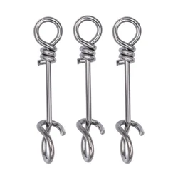 Clips de presión giratorios para aparejos de pesca