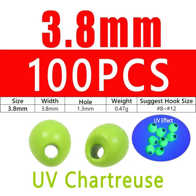 100PCS 3.8mm Char