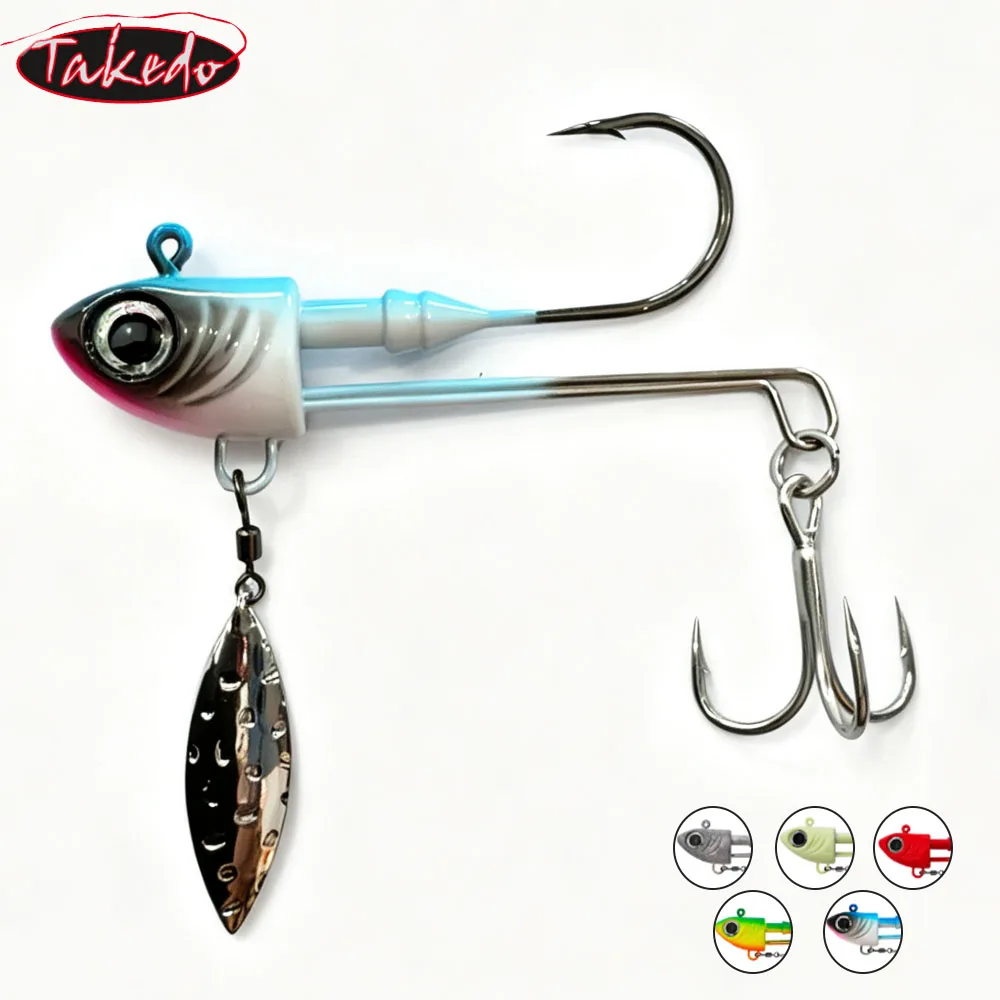 TAKEDO Señuelos VIB metálicos 10-40g – Lubina y perca - imagen 4