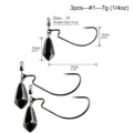 3pcs 7g size 1
