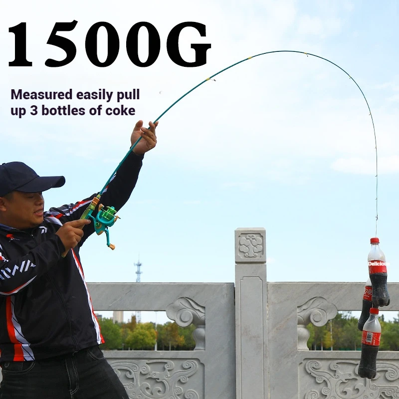 Cañas de pescar con señuelo de cola suave y sólida, caña de pescar para Jigging, 1,5 m, 1,68 m, 1,8 m - imagen 5