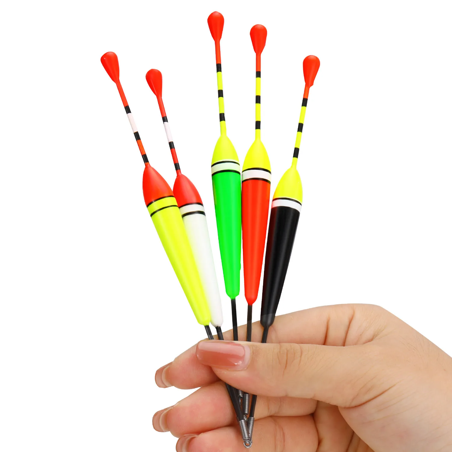 Sougayilang 5 unids/lote boya flotante de espuma Bobber para accesorios de pesca equipo de pesca aparejos de pesca juego de flotadores de pesca - imagen 2