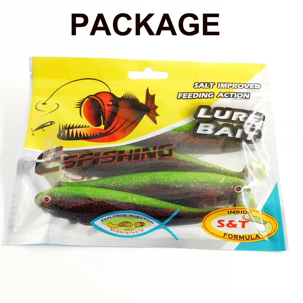 ESFISHING-señuelo de pesca con cebo suave, nuevo Kauli Shad, 135mm, 16g, Swimbait Isca, aparejos de lubina Artificial - imagen 3