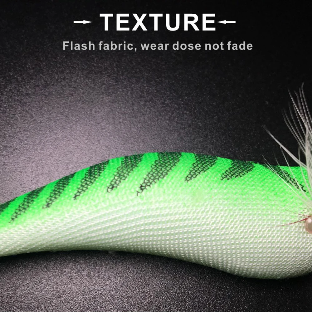 Aparejos Topline, plantillas luminosas de calamar, señuelos, anzuelo para pesca de camarones, cebo de silicona, pulpo, señuelos verticales de Jigging lento, juego de agua salada - imagen 5