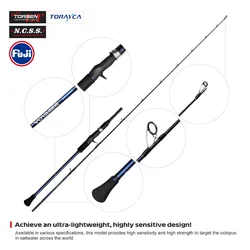 Caña de Jigging Lento Noeby Voyager 1,93m ML 30-350g 20kg