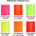 6Col set Fluo thread