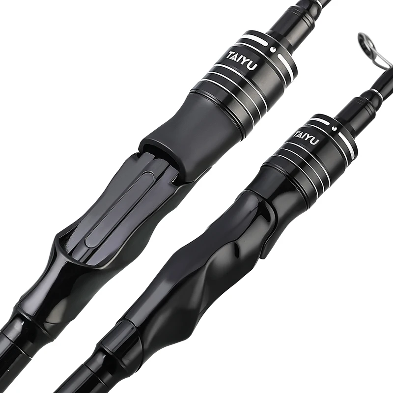 TAIYU 1,5/1,68/1,8 m caña de pescar giratoria telescópica fibra de carbono ligera LF punta suave 32CM caña de pescar de sección ultracorta - imagen 5