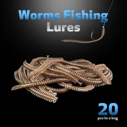 Gusanos de pesca Waterboy Softbait – Señuelo suave ideal para mar