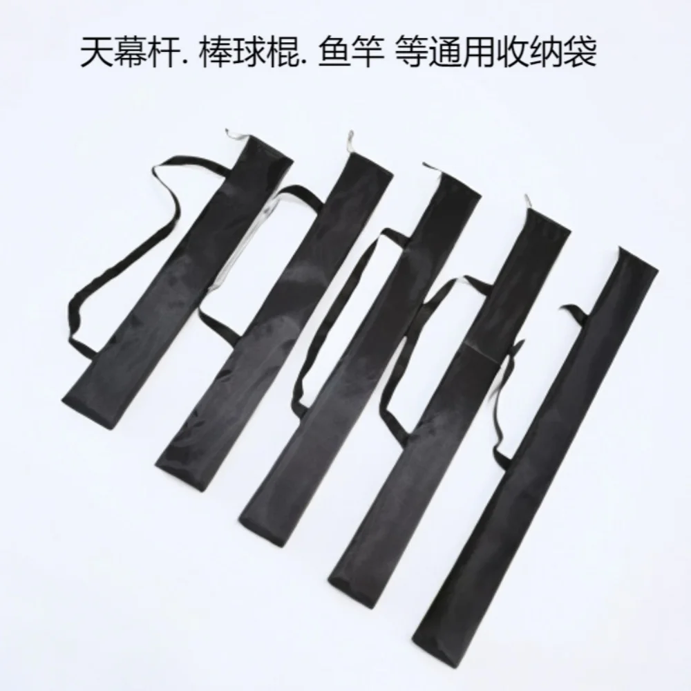 Bolsa de caña de pescar portátil, bolsa organizadora de tela Oxford impermeable para caña de pescar, dosel, palo de béisbol, accesorios de pesca - imagen 5