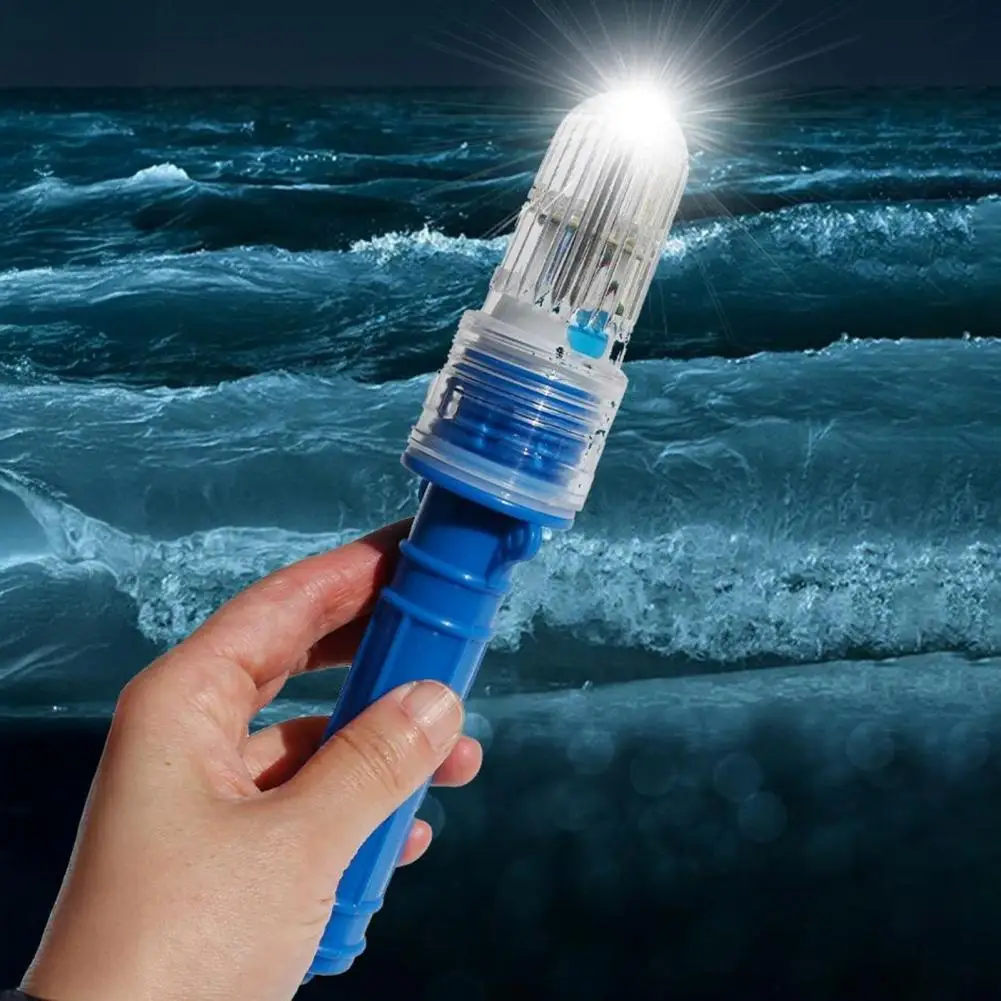 Lámpara LED de 1/2/3 Uds., boyas de red de pesca, luz de señal de seguridad para barcos, Control de luz inteligente resistente al agua, bengalas de barco alimentadas por batería - imagen 5