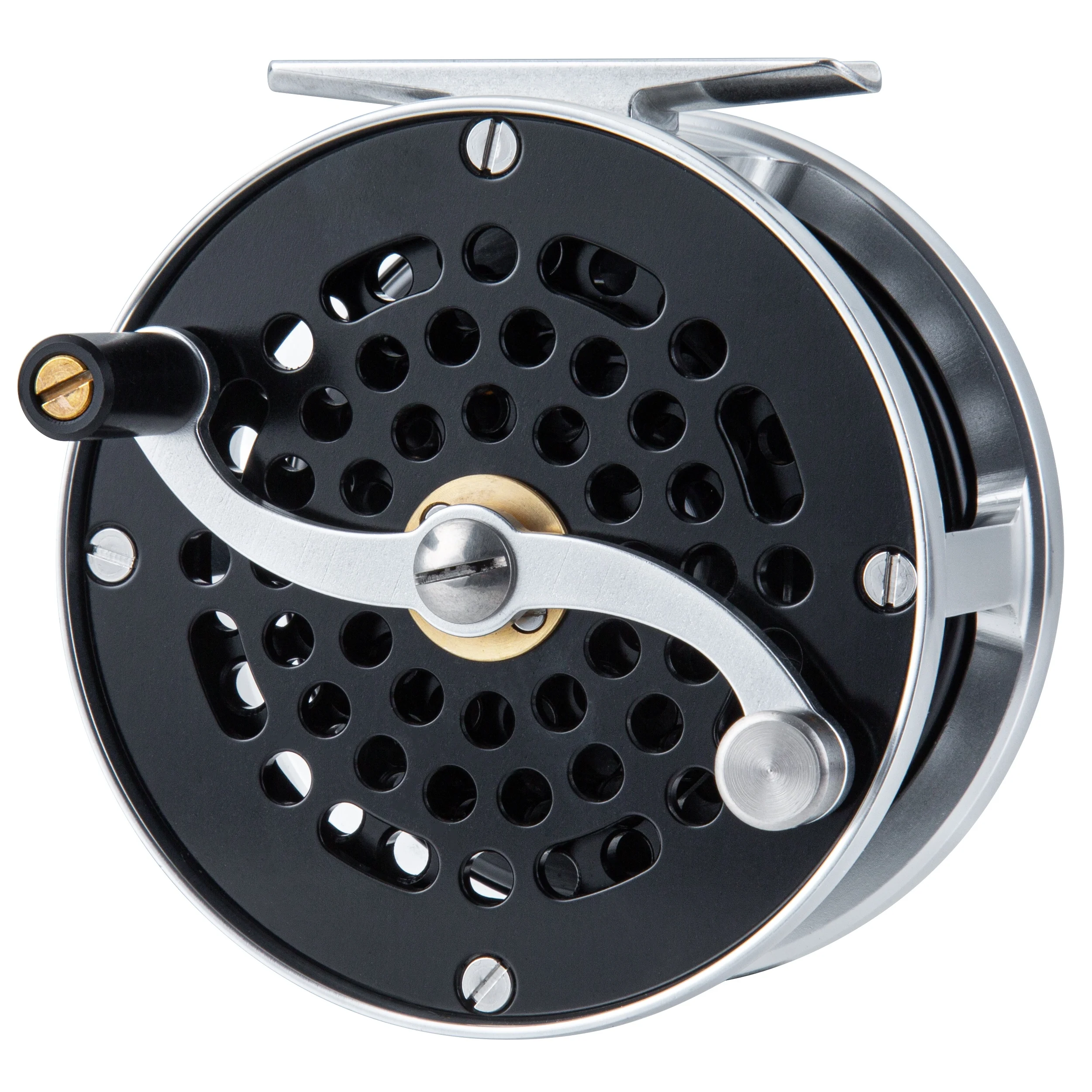 Carrete de pesca con mosca clásico Vintage 7/9wt, 88mm, clic y trinquete, aluminio mecanizado CNC, zurdos/derechos para agua dulce y salada