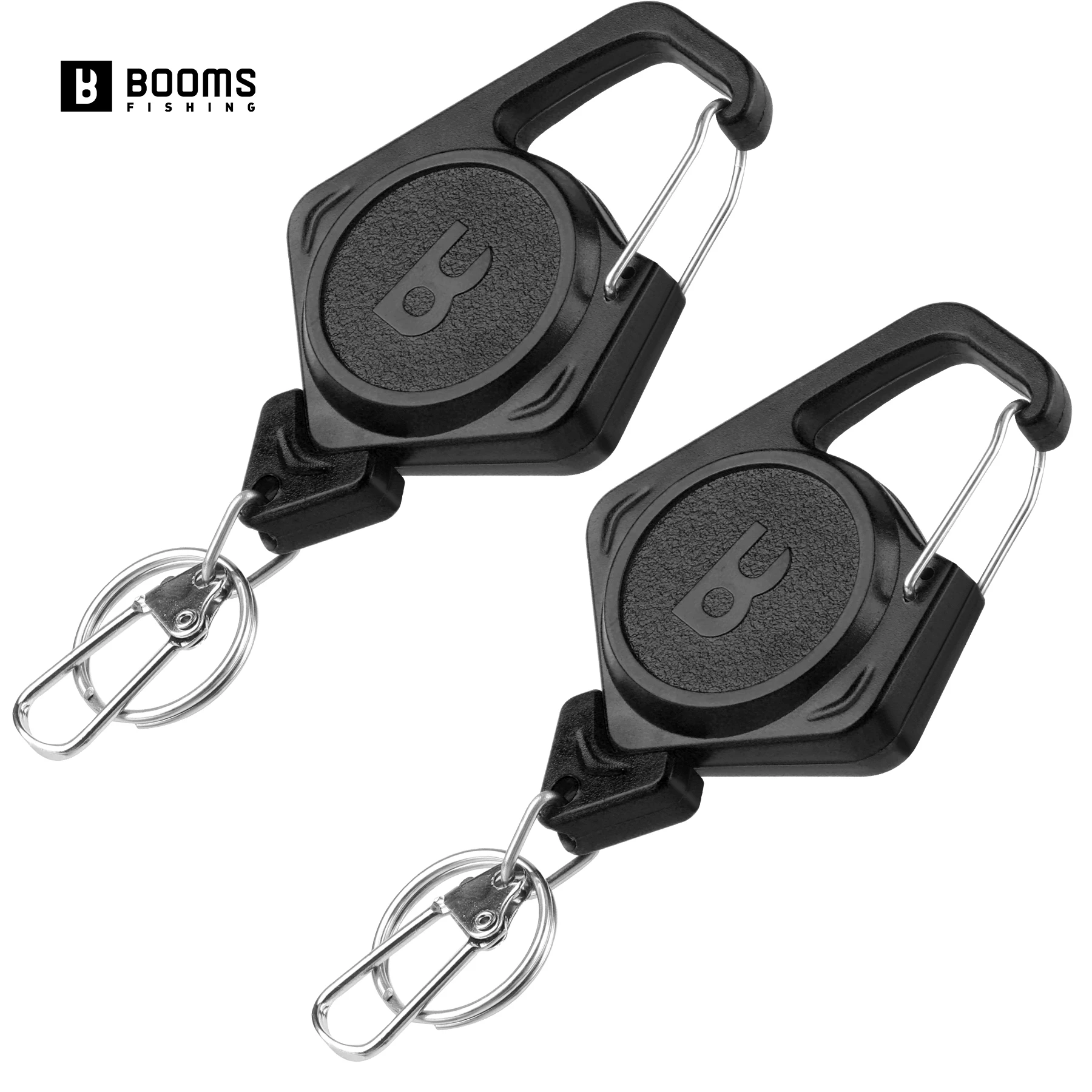 Booms Fishing XW80 llavero retráctil hebilla accesorios 70cm titular de la insignia pesca Zinger Retractor accesorios de agua de mar