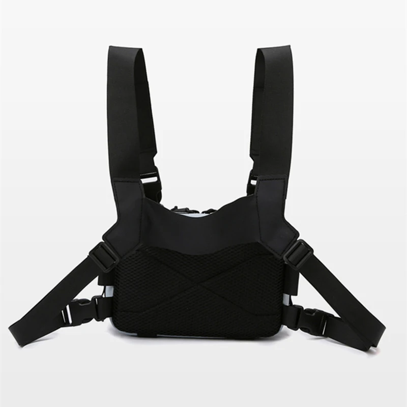 Bolsa de pecho de pesca Molle para escalada, correr, senderismo, Camping, mochilas, bolsas tácticas para hombre, chaleco de viaje al aire libre, riñonera de hombro - imagen 5