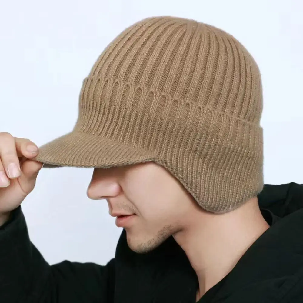 Gorro de invierno con protección auditiva ala corta para hombre - imagen 4