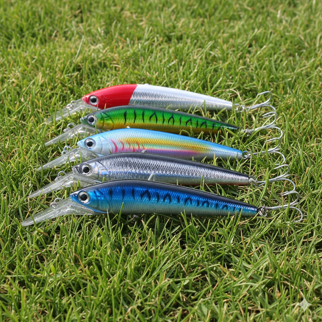 18cm 41g señuelo de Pesca de buceo profundo Minnow isca cebo artificial Wobbler aparejos Pesca carpa Lucio Walleye cebo de Pesca de mar original - imagen 2
