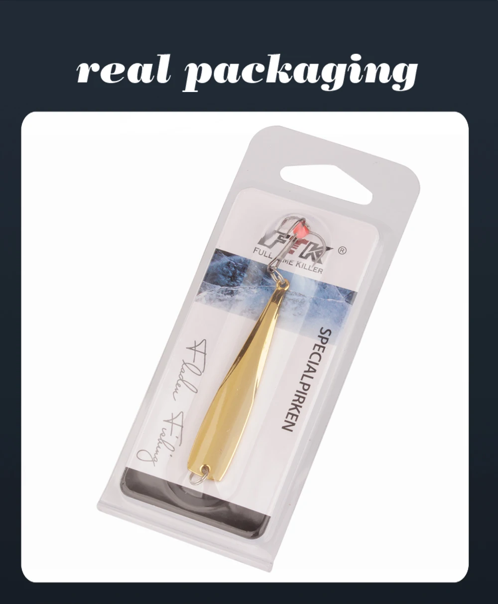 Embalaje real Herramienta de pesca de alta calidad en envases elegantes