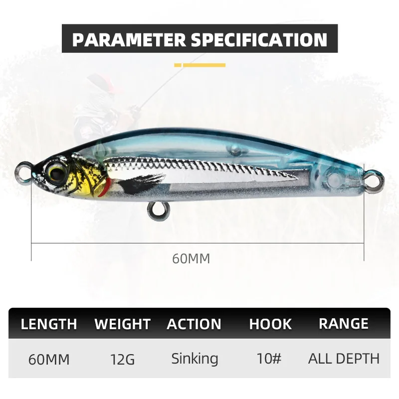 Stickbait hundido Blux Exile – Señuelo para agua salada - imagen 2