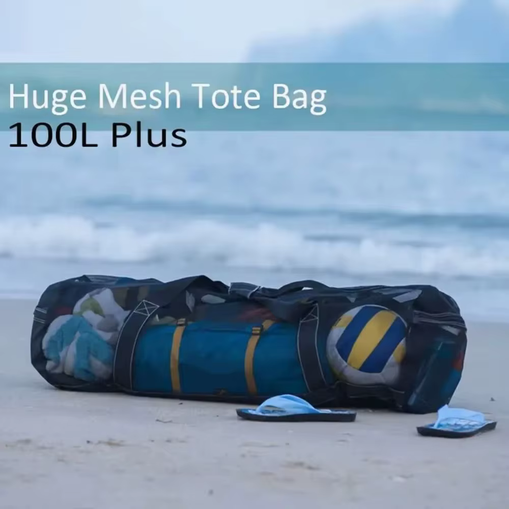 Bolsa de buceo de malla portátil de gran capacidad, bolsa de lona plegable para natación, gimnasio, bolsa seca de nailon, bolsa de buceo para surf, bolsa de mano - imagen 5