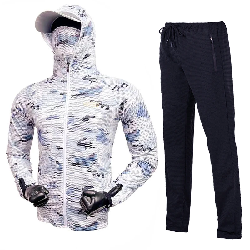 Conjunto de pesca técnica con protección solar UV – Chaqueta y pantalón - imagen 2