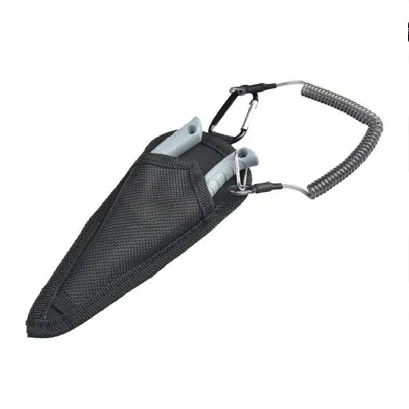 OUTKIT-Alicates de pesca multifuncionales, cortador de línea, removedor de anzuelos, tijeras de acero inoxidable, accesorios de abrazadera de pesca, cuerda de resorte - imagen 5