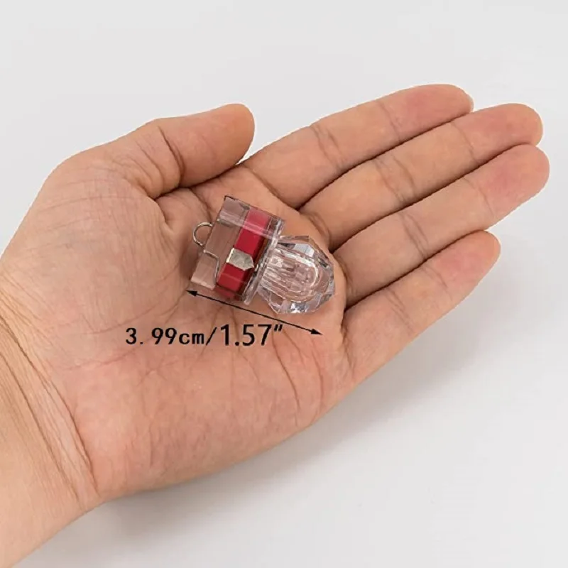 Señuelo de pesca LED con luz de gota profunda, señuelo de Calamar de Pesca de Mar de diamante, impermeable, pez espada de atún - imagen 3