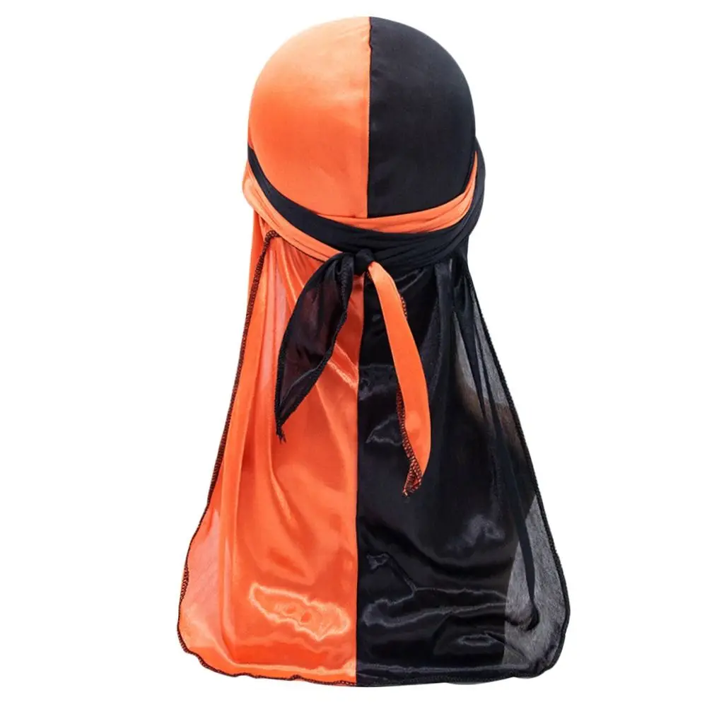 Bandana ajustable preatada fina seda elástica Durag transpirable Hip-pop turbante Hijab hombres mujeres - imagen 4