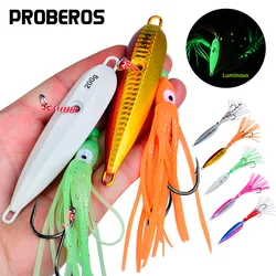 Inchiku Jig Señuelo Lento – Anzuelo Calamar Luminoso Agua Salada