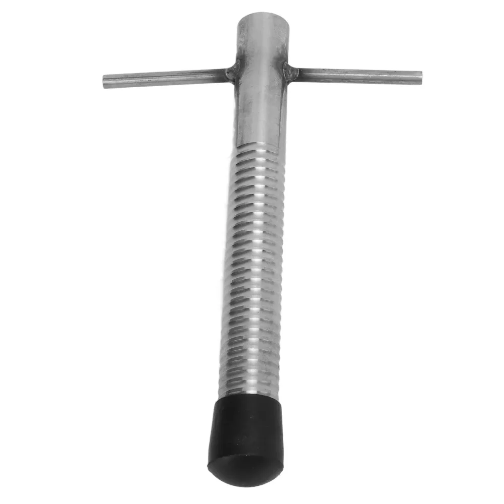 Taladro de hielo portátil acero inoxidable – perforador espiral