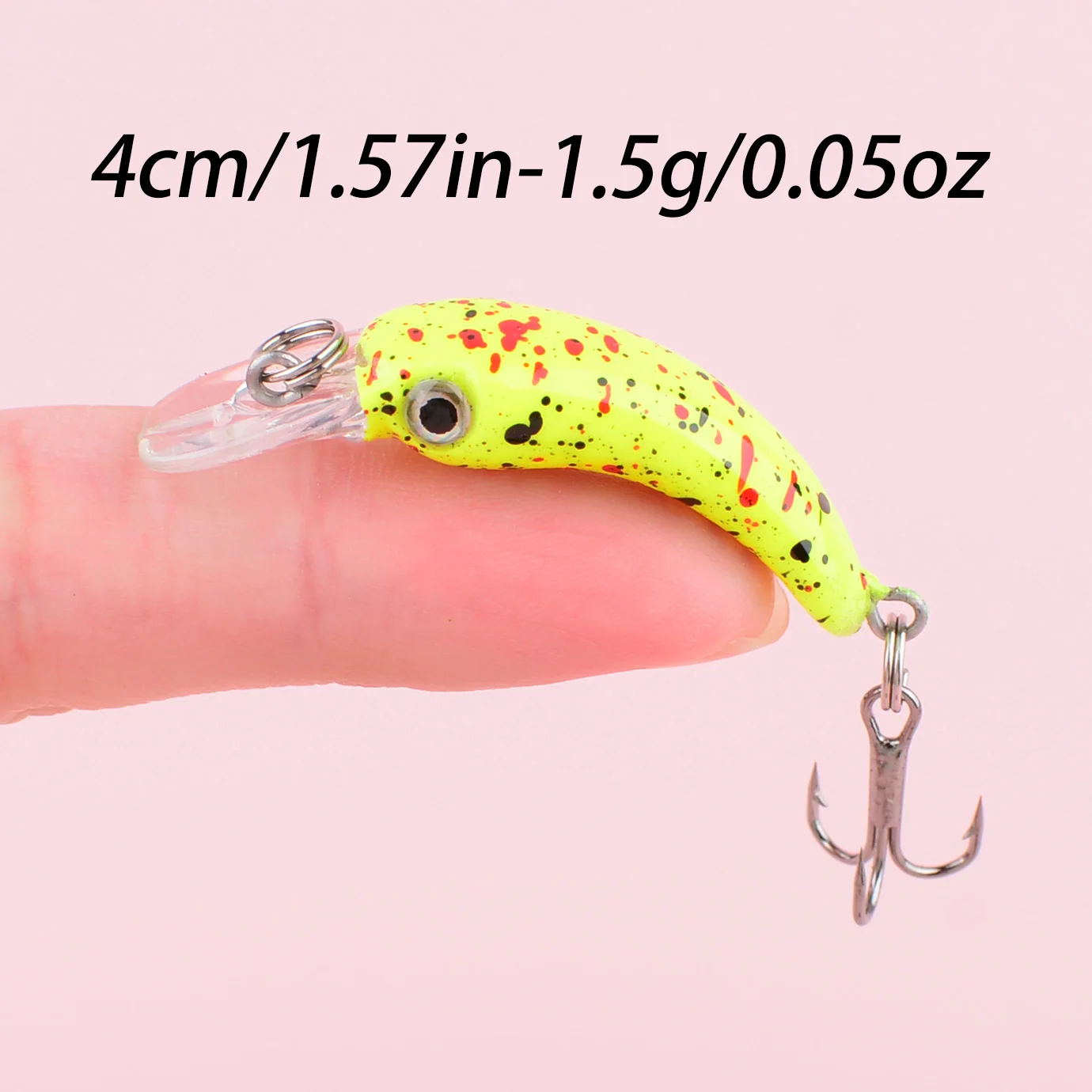 Wobbler micro flotante – Señuelo duro para trucha, lubina y perca - imagen 3