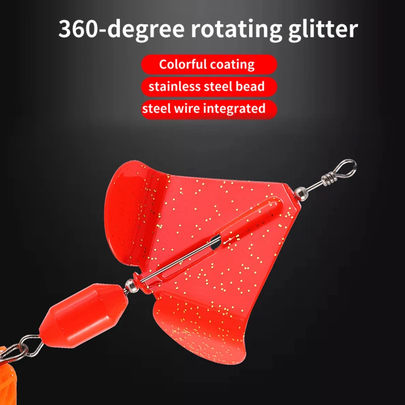 Balanzze Topwater-señuelo de pesca de 23g, Wobbler, Buzzbait, Swimbait con gancho, falda de goma para Lucio, aparejos de pesca Walleye - imagen 4