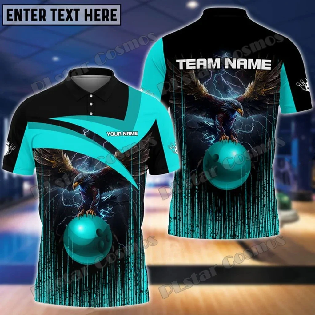 Polo Premium PLP56 Bowling & Pins – Estampado 3D Eagle personalizable - imagen 2