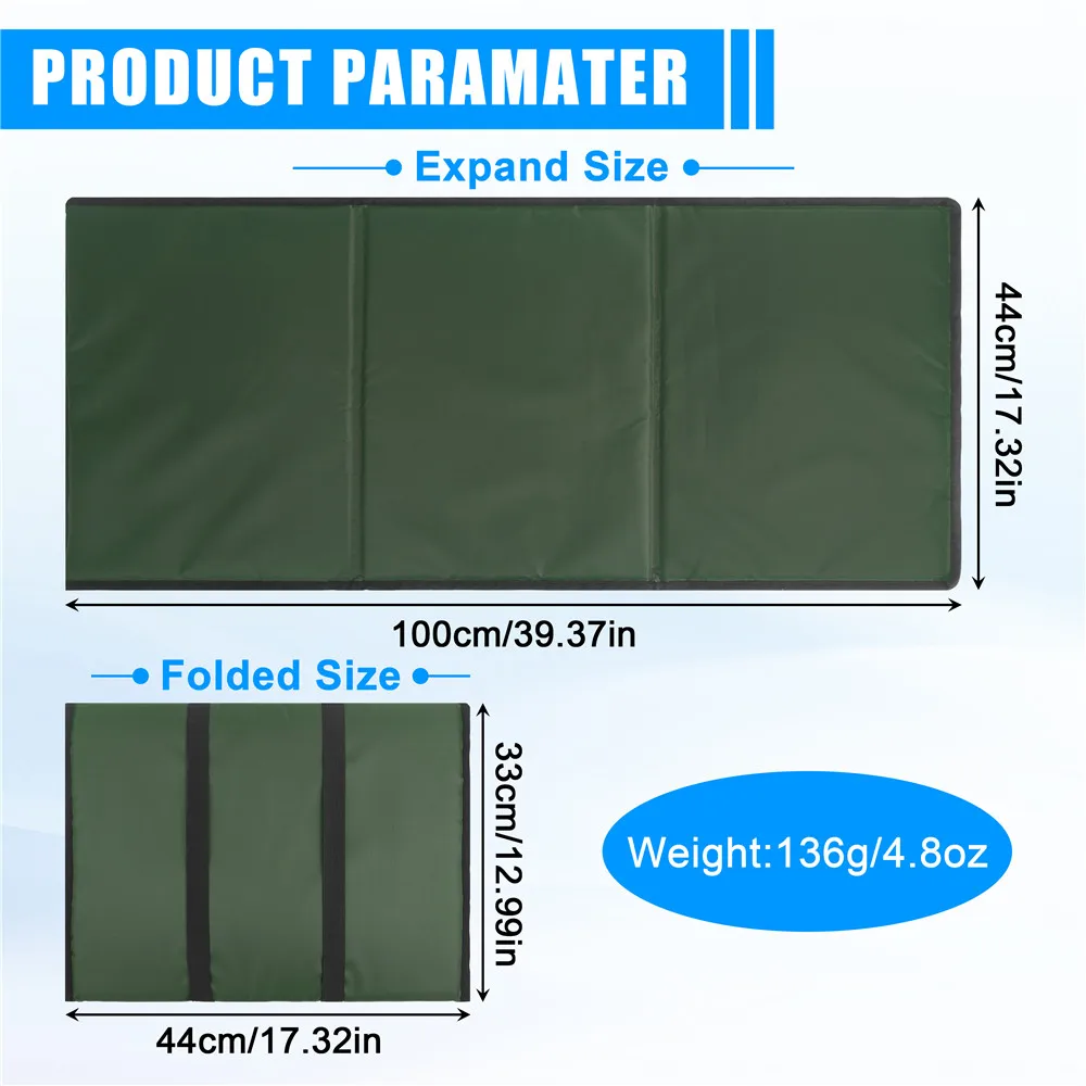 Esterilla plegable de desenganche para carpa — acolchada e impermeable - imagen 2