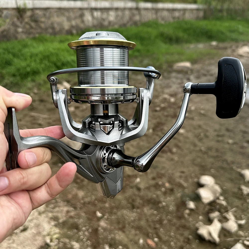 Carrete surfcasting metálico de alta potencia para lances largos - imagen 4