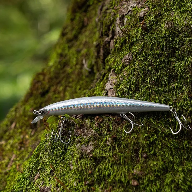 Nuevo 2025 EWE BAOJUN3 S115/125/140/155S señuelo de pesca Minnow de hundimiento lento Jerkbait 12g/15.5g/22g/25g Wobbler cebo duro Artificial - imagen 4