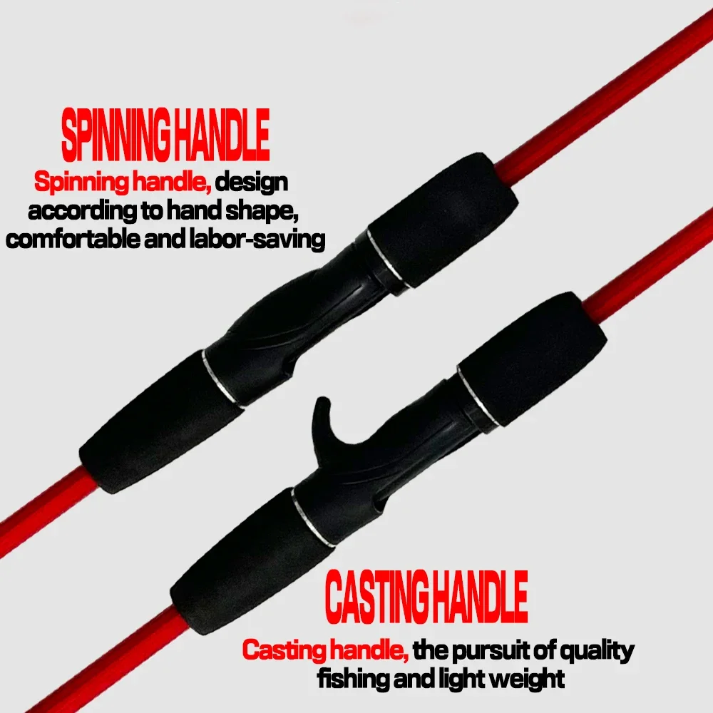 Caña de pescar ultraligera, fibra de carbono, giratorio señuelo/fundición, cebo, WT 2-10g, línea WT 4-10lbtrucha - imagen 4