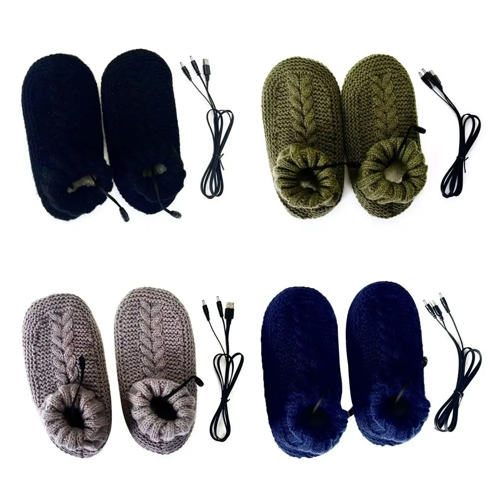 Calcetines calentados por USB cálidos para invierno, calentamiento rápido, calentador de pies suaves, calcetines térmicos eléctricos cálidos para deportes al aire libre - imagen 2